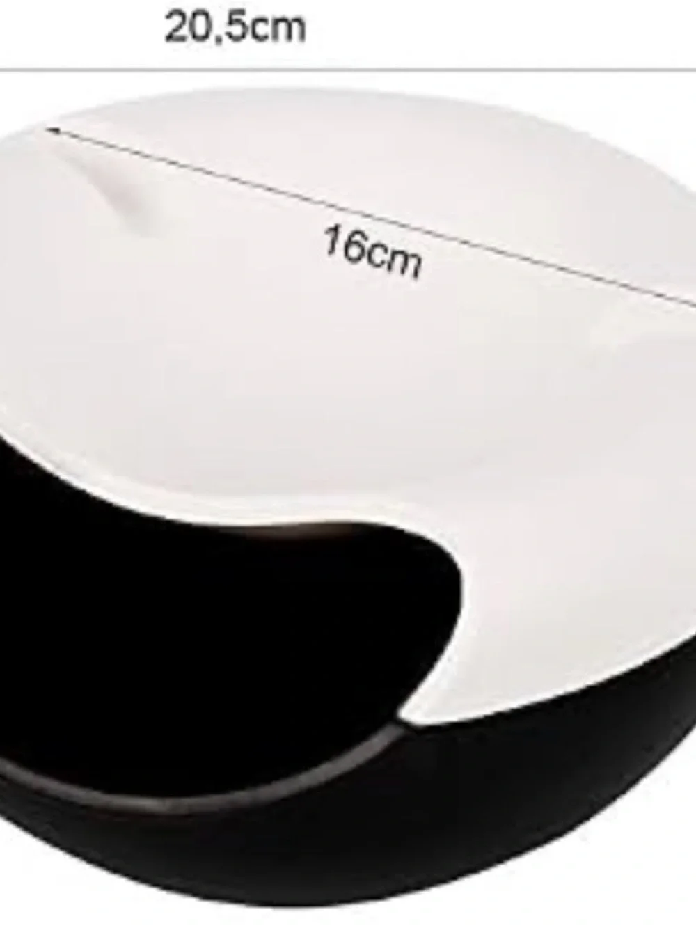 Snack Dish Plate Storage Box for Chips Nuts Seeds With Phone Holder Keeper